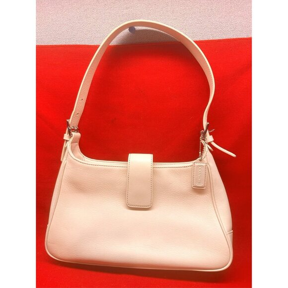 Coach Ivory Leather Hand Bag Purse w/ Strap hampton Legacy K0S-7789 NWOT - Picture 1 of 11